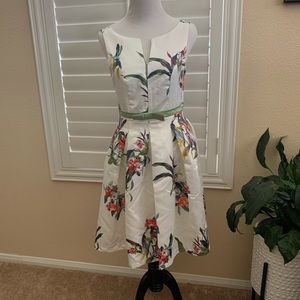 Pleated prom dress